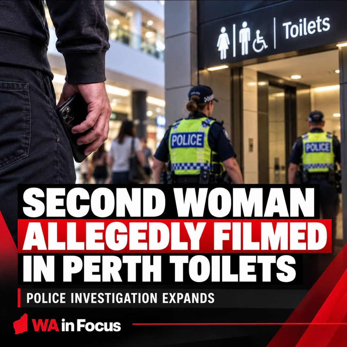 Second woman allegedly filmed in Perth toilets as police investigation expands