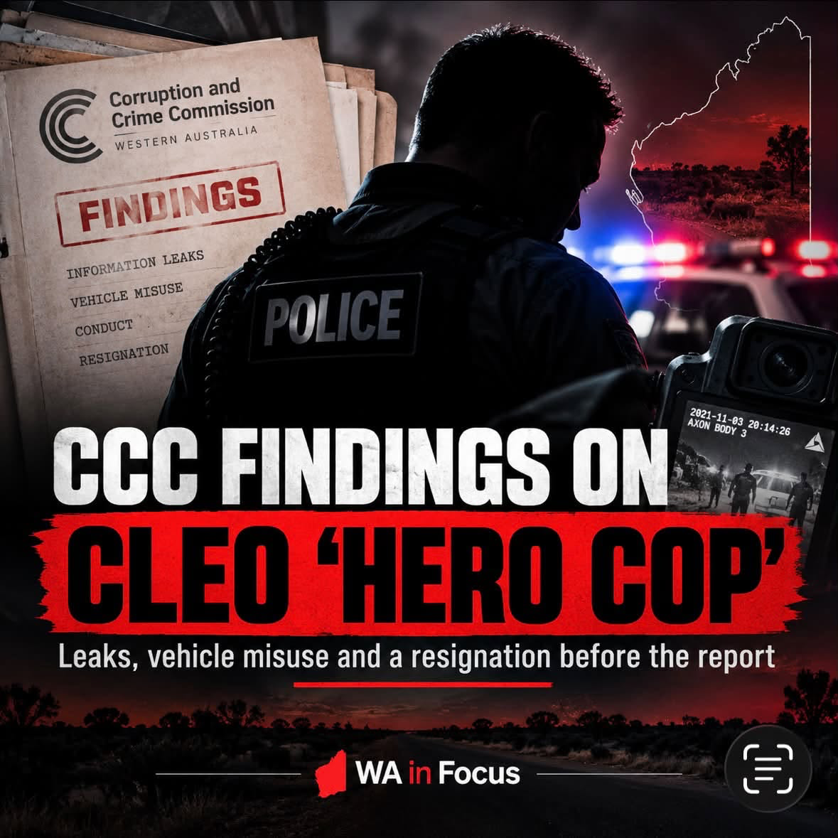 FROM “HERO COP” TO CCC MISCONDUCT: THE CAMERON BLAINE STORY