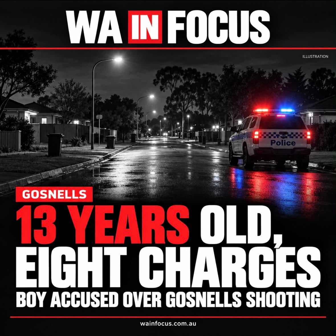 New details in Gosnells drive by shooting: seven inside home, rifle still missing